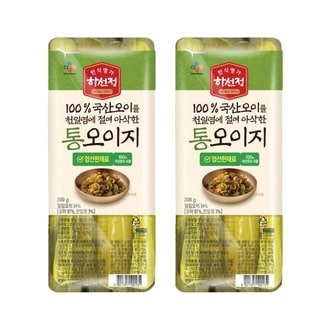  하선정 통오이지 300g x2개