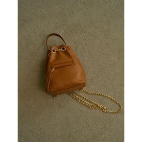 Chain bucket bag - Light brown