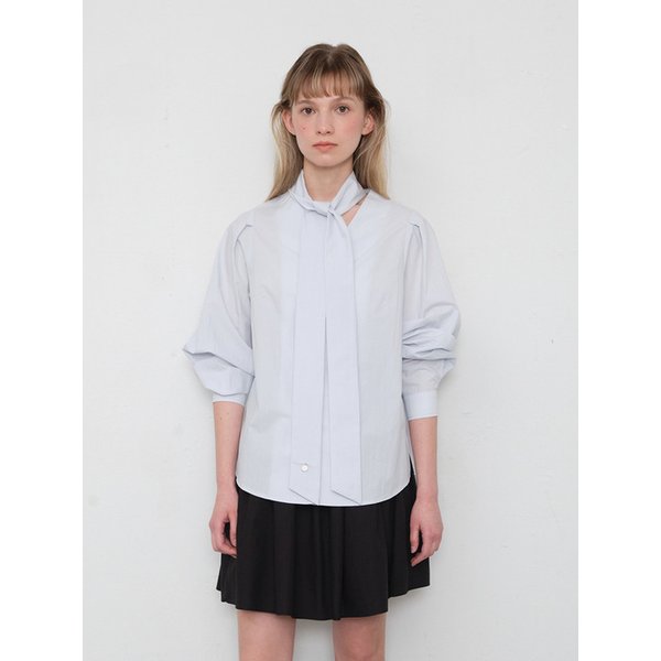 그레이스 타이 블라우스_Sky