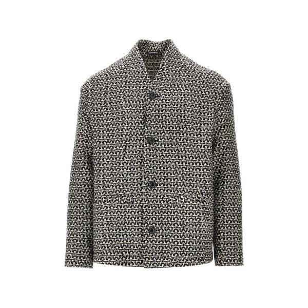 확대된 대표 엠포리오 아르마니 수트 자켓 EM007116TE23206 F1007 GREY