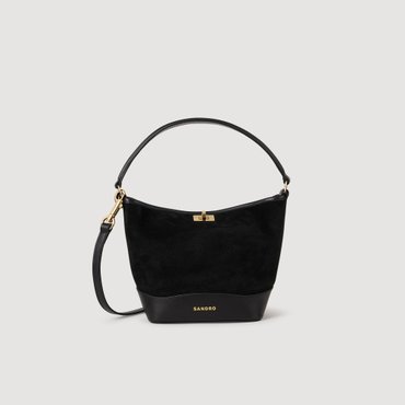 산드로 TANGOSO 스웨이드 버킷백 SF25A3FBS0399