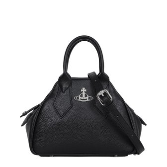 비비안웨스트우드 [부산점] 25FW 블랙 그레인 야스민 스몰 토트백 47030006W S000D N403