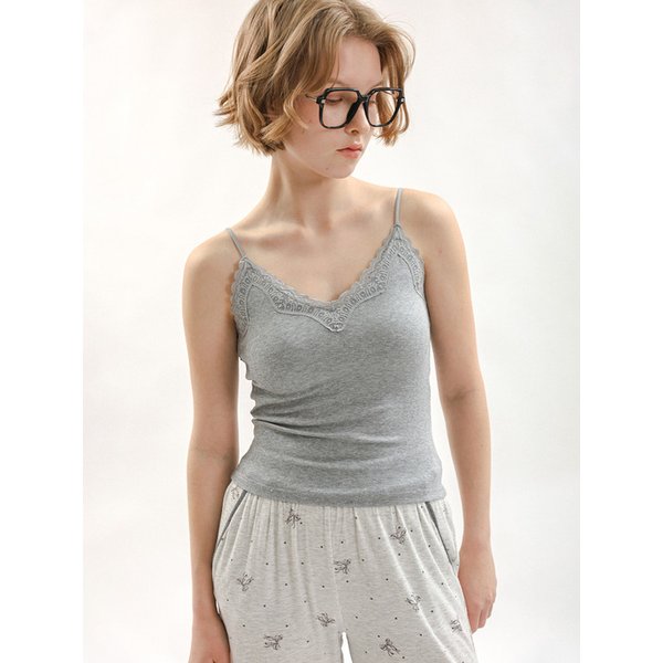 MJ_Ribbed lace cami top_3color