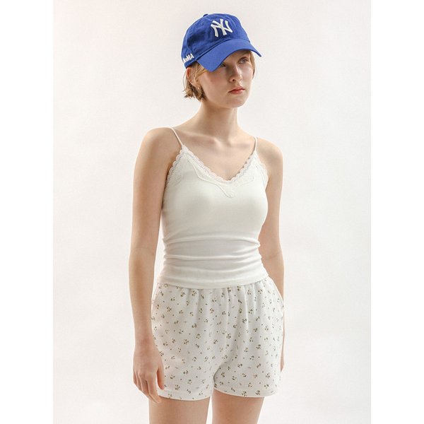 MJ_Ribbed lace cami top_3color