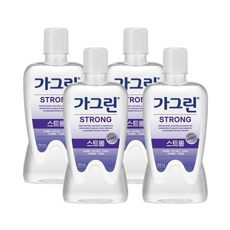 가그린 동아제약 가그린 스트롱 750ml x 4개 /구강청결제 가글