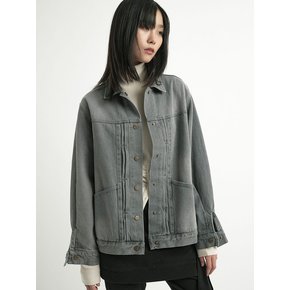 Blush Denim Jacket_Gray