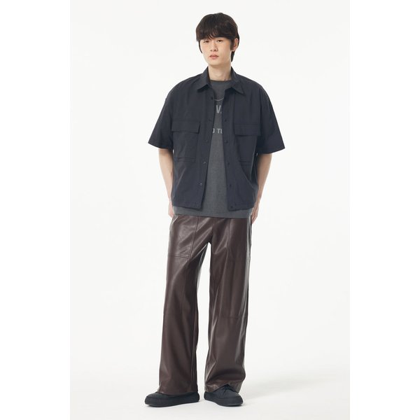 [MEN] 빅포켓 써커 셔츠 9155221176099