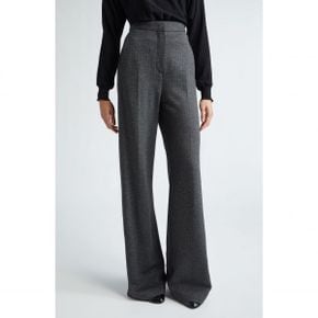 4879048 Max Mara Angora Herringbone Jersey Wide Leg Pants 96003187