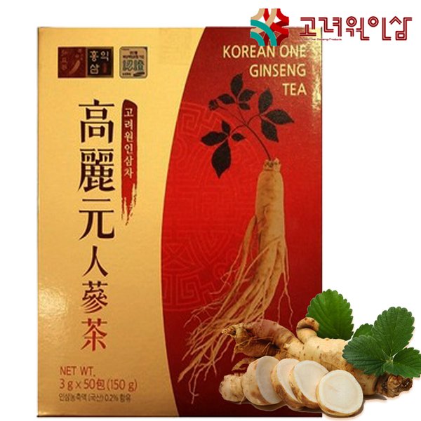 고려원 고려인삼차 50T /뿌리차/한방차/전통차/고형차/분말/스틱/가루 - SSG.COM