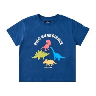 블루독 [여주점] [오프라벨 여주점] 블루독 (NY) 다이노프랜즈반팔티셔츠 (25375-332-17)