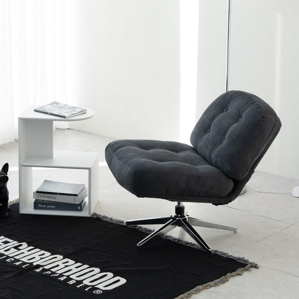 동서가구 포어 인테리어 패브릭 회전 라운지 암체어 1인 소파 의자 DF927672