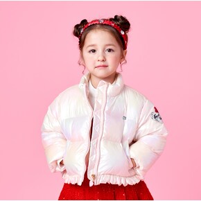 여아 겨울숏패딩 연핑크 화섬 점퍼 Q65DAJ092