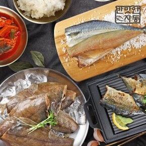 안동간고등어 순살 필렛 100g x 15팩+손질 가자미 8마리 (180g x 4팩)