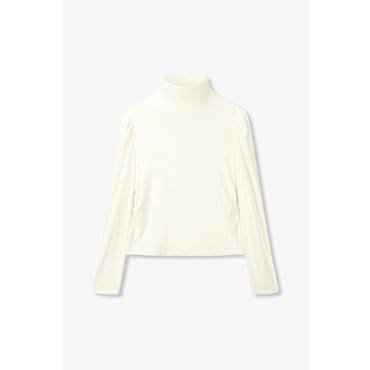 GCUT [지컷24F/W]사이드 셔링 터틀넥 티셔츠(7214440203)
