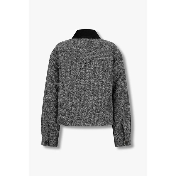 니트 본딩 카라배색 점퍼 9105413205083