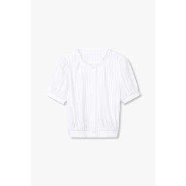 GCUT [25S/S] 레이스 디테일 버튼업 블라우스(7255260105)