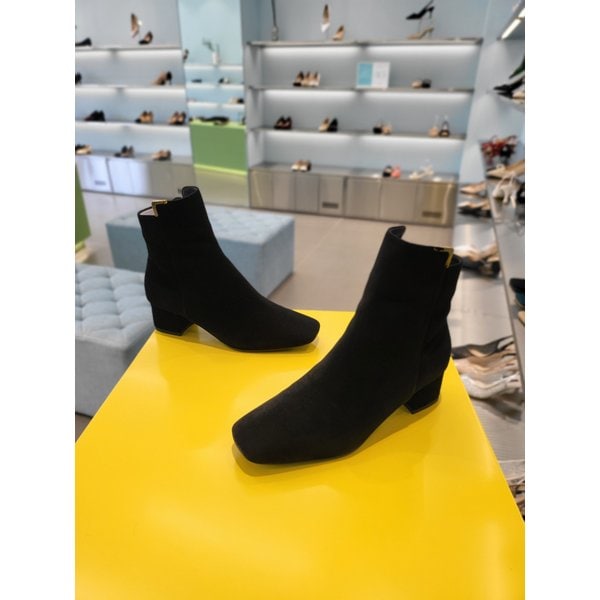 [여주점] 베이직 세무 부츠 앵클부츠 4CM A21A509[2컬러]