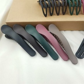 무광 일자핀 미용실 집게 헤어핀 머리핀 집게핀