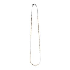 피암마 옐로화이트 네크리스, Fiamma Yellow & White Necklace, 14k yellow gold, white gold