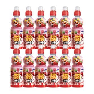 팔도 제로 빅 뽀로로음료 딸기 350ml X12개