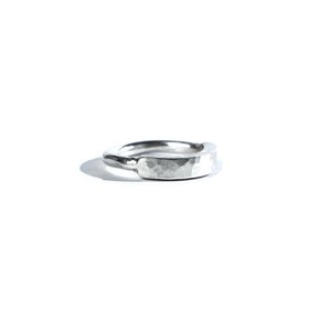 SEWN SWEN SILVER LINE HAMMER RING