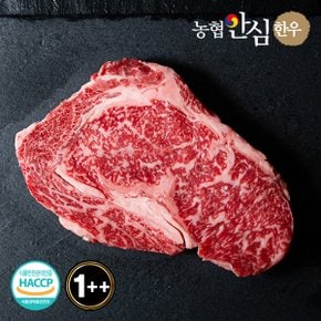 1++등급 한우 등심 600g(300g x 2팩) 근내지방도 7이상