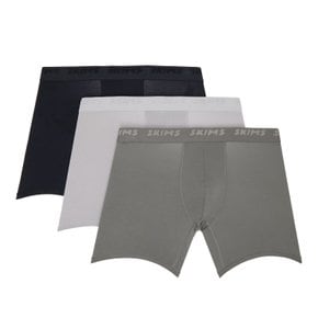 스킴스 멀티컬러 스킴스 스트레치 박서 브리프 세트 BO-BBR-5630M GUNMETAL MULTI