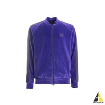 니들스 NEEDLES 니들스 R.C. Track Jacket - CPE Velour Purple (NS251) (R.C 트랙 자켓)