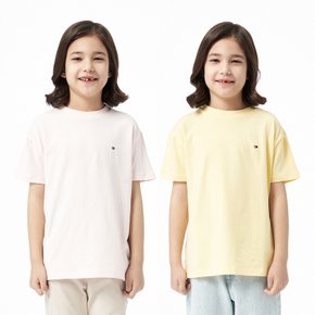 [공식][타미힐피거] 릴렉스드 로고 숏슬리브 티셔츠 2종 택1 (T42D1KKO22CBT2)