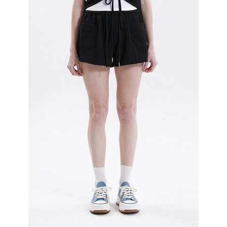 핑크파인애플 BIG POCKET SHORTS_BLACK