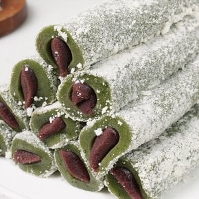 국내산 찹쌀로 만든 27cm 롱떡 카스테라 쑥말이떡 1kg