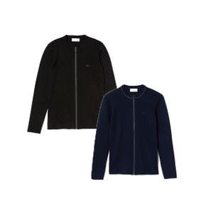 Full Zip Crew Neck Cardigan AF5477-51 라코스테 풀 집 크류 가디건