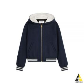 셀린느 HOODED TEDDY JACKET IN DOUBLE FACE CASHMERE (2V98P6700 07MR) (후디드 테디 자