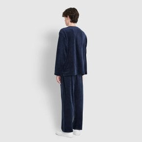 남 밍크 플리스 브이넥 파자마 세트 J215401118056