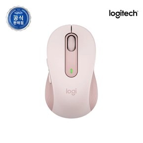 로지텍 시그니처 M650 M 무소음 무선 블루투스 마우스 BOLT 수신기포함 로즈