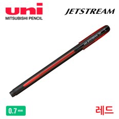 미쯔비시 제트스트림 101 캡식 볼펜 0.7mm 1다스 (12개입) (레드)