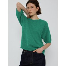 Sienna half sleeve knit_verdure green