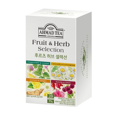 이팬트리 아마드티 후르츠 허브 셀렉션 허브티 35g(20티백) / 차 아마드 허브차 허브티 페퍼민트 캐모마일 레몬진저 히비스커스