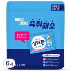 큐원 상쾌환 숙취해소제 음료 헛개, 10p, 30g, 6개