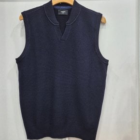 옴므 워셔블 변형넥 VEST /니트 조끼 ROFSW1903 NY