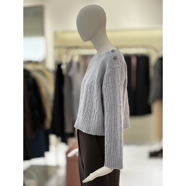 [부산점] [씨씨콜렉트] 보트넥 케이블 크롭 니트 (E254KSK135)