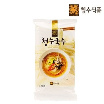 청수식품 청수 국수 25인분(봉지) 2.5kg x 1봉