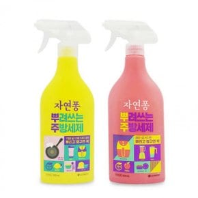 자연퐁 실용적인 뿌려쓰는 설거지세제500ml/ 수세미없이/ 뿌리고 헹구기/ 젖병세척