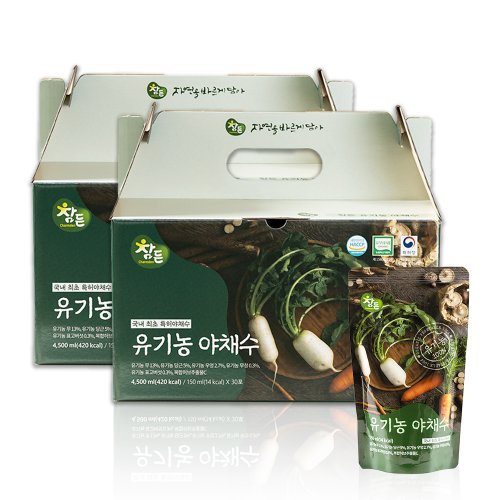 참든 유기농 야채수 150ml x 60포