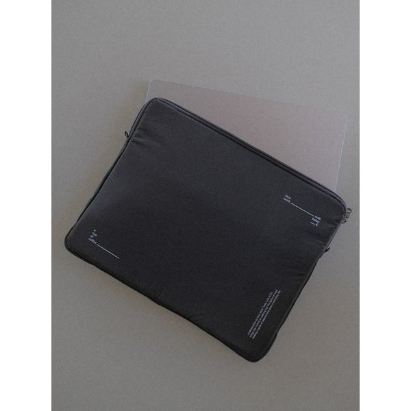 Nice Walk Today Laptop Pouch_Charcoal