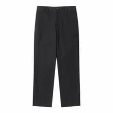 Black Slim Fit Cotton Pants_CWPAW24731BKX