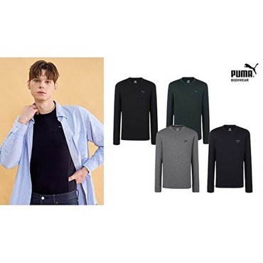 푸마 [하프클럽/푸마]24FW 웜셀 데일리 긴팔 티셔츠 남성 4종 패키지