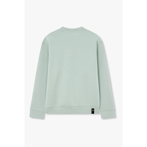 남성 배색 웨빙 패치 디테일 맨투맨 A415331002000