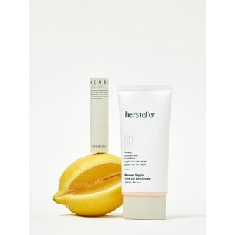 허스텔러 [W컨셉 단독] 니어바이 리차징 립밤 2개 + 톤업 선크림 50ml
