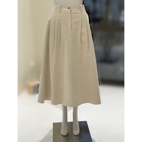 [부산점] [씨씨콜렉트] 핀턱 코듀로이 A라인 스커트 (E254MSD137)